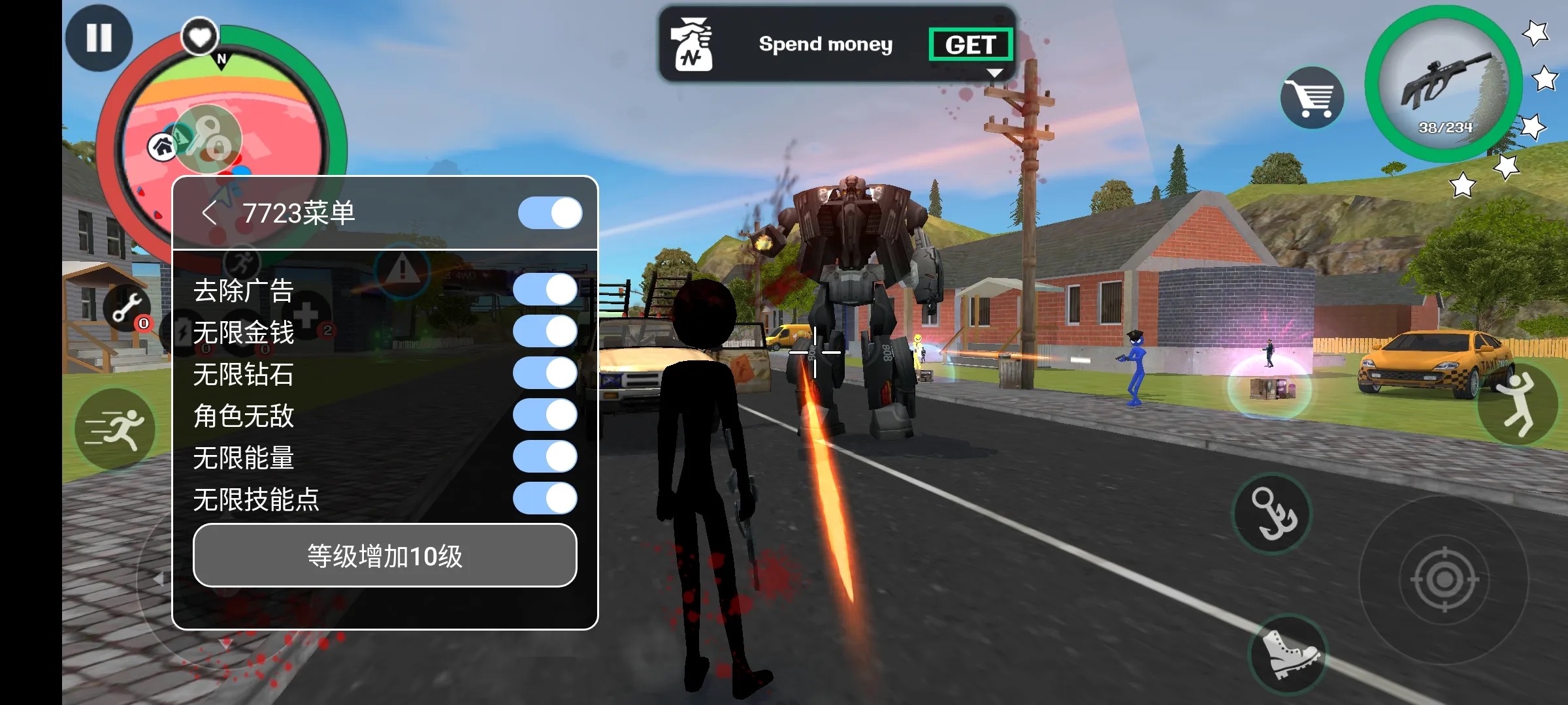 火柴人绳索英雄2