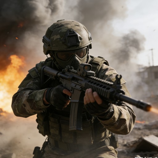 狙击手冬日吃鸡枪战