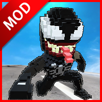 毒液蜘蛛侠像素城市