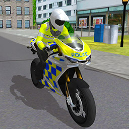城市警用摩托驾驶
