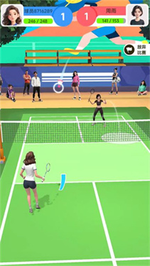 羽毛球对决